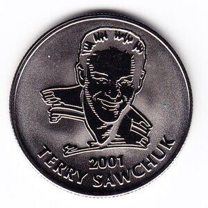2001 Terry Sawchuk NHL All Stars Medal (b70)